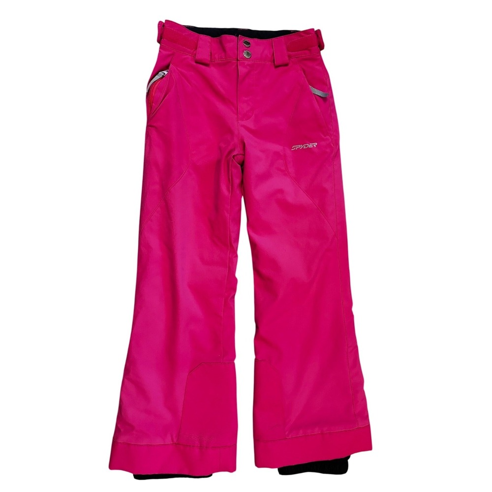 Spyder Pink Insulated Ski Snow Pants Girls Size 8